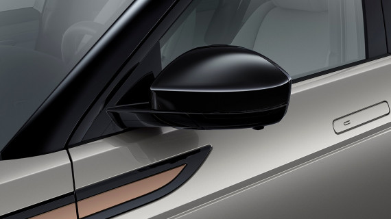 Накладки на дзеркала з обробкою GLOSS BLACK, комплект